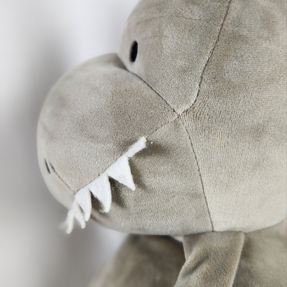 Bunnies By The Bay Plush Dinosaur T-Rex Soft Gray Grey Plush Stuffed Animal 21" - Picture 11 of 13